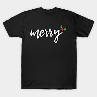 Group Tee, Holiday Party Family Reunion - Merry T-Shirt